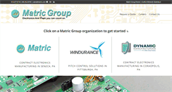 Desktop Screenshot of matric.com