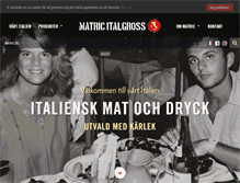 Tablet Screenshot of matric.se